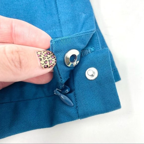 JACADI Paris Girls Pleated Blue Twill Skort Size 5 - Picture 6 of 6